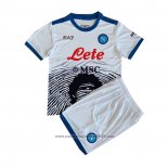 Camisola Naples Maradona Special Crianca 2021-2022 Branco