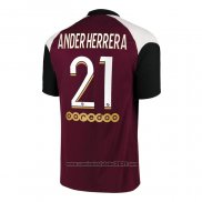 Camisola Paris Saint-Germain Jogador Ander Herrera 3º 2020-2021