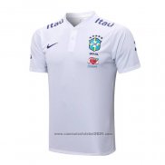 Camisola Polo del Brasil 2022-2023 Branco