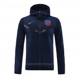 Jaqueta Hoodie Barcelona 2022-2023 Azul