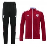 Jaqueta de Treinamento Bayern de Munique Crianca 2021-2022 Vermelho