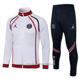Jaqueta de Treinamento Paris Saint-Germain Jordan 2021-2022 Branco