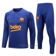 Sueter de Treinamento Barcelona 2022-2023 Azul