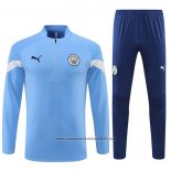 Sueter de Treinamento Manchester City 2022-2023 Azul