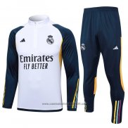 Sueter de Treinamento Real Madrid 2023-2024 Branco