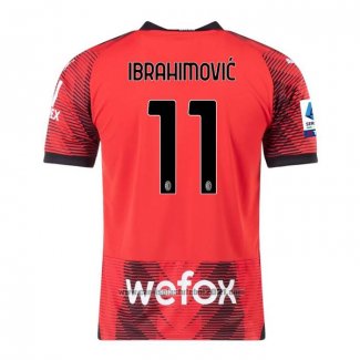 Camisola AC Milao Jogador Ibrahimovic 1º 2023-2024