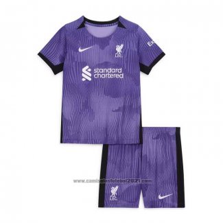 Camisola Liverpool 3º Crianca 2023-2024