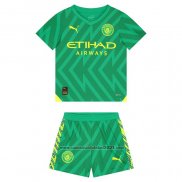 Camisola Manchester City Goleiro Crianca 2023-2024 Verde