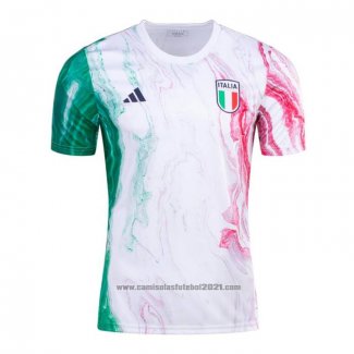 Camisola Pre Match del Italia 2023 Branco