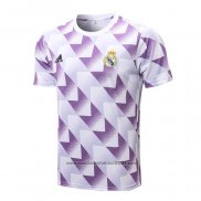 Camisola de Treinamento Real Madrid 2022-2023 Branco Y Purpura