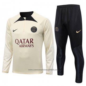 Sueter de Treinamento Paris Saint-Germain Crianca 2023-2024 Amarelo