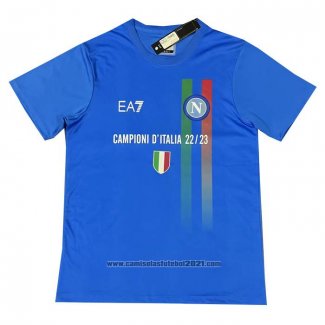 Tailandia Camisola Naples Special 2022-2023 Azul