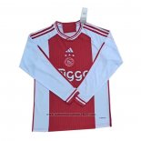 Camisola Ajax 1º Manga Comprida 2023-2024