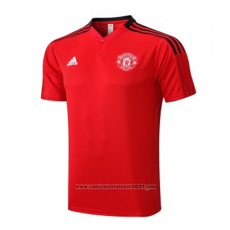 Camisola Polo Manchester United 2022-2023 Vermelho