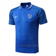 Camisola Polo del Atletico Madrid 2022-2023 Azul Oscuro