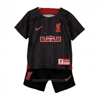 Camisola de Treinamento Liverpool X Lebron James Crianca 2023