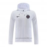 Jaqueta Hoodie Paris Saint-Germain 2022-2023 Branco