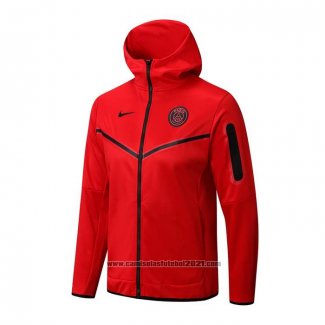 Jaqueta Hoodie Paris Saint-Germain 2022-2023 Vermelho