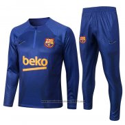 Sueter de Treinamento Barcelona 2022-2023 Azul