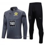 Sueter de Treinamento Dortmund 2022-2023 Cinza