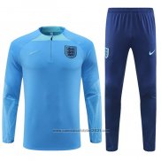 Sueter de Treinamento Inglaterra 2022-2023 Azul Claro