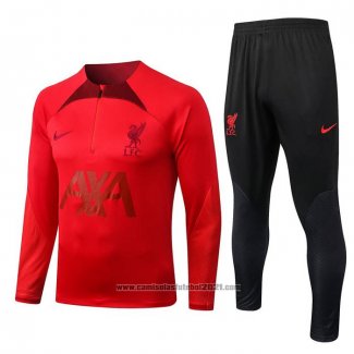 Sueter de Treinamento Liverpool 2022-2023 Vermelho