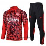 Sueter de Treinamento Manchester United 2023-2024 Vermelho