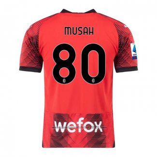 Camisola AC Milao Jogador Musah 1º 2023-2024