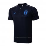 Camisola Polo Italia 2022-2023 Azul