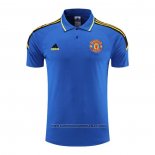 Camisola Polo del Manchester United 2022-2023 Azul