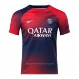 Camisola Pre Match del Paris Saint-Germain 2023 Azul y Vermelho