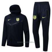 Fato de Treino Hoodie Barcelona 2022-2023 Azul