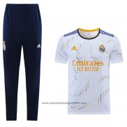 Fato de Treino Real Madrid Manga Curta 2021-2022 Branco