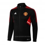 Jaqueta Manchester United 2022-2023 Preto Y Vermelho