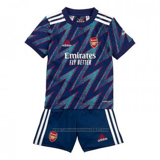 Camisola Arsenal 3º Crianca 2021-2022