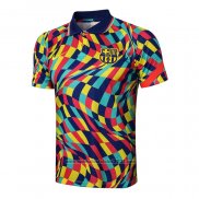 Camisola Polo Barcelona 2021-2022 Amarelo