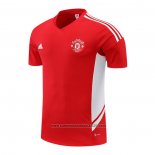 Camisola de Treinamento Manchester United 2022-2023 Vermelho