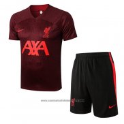 Fato de Treino Liverpool Manga Curta 2022-2023 Vermelho - Calcas Curta