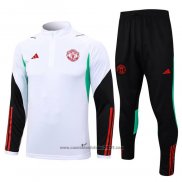 Sueter de Treinamento Manchester United 2023-2024 Branco