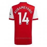 Camisola Arsenal Jogador Aubameyang 1º 2021-2022