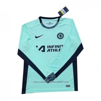 Camisola Chelsea 3º Manga Comprida 2023-2024