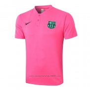 Camisola Polo Barcelona 2020-2021 Rosa