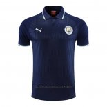 Camisola Polo del Manchester City 2022-2023 Azul Marino