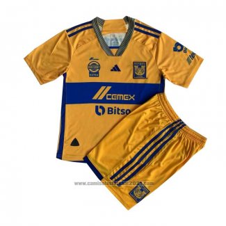 Camisola Tigres UANL 1º Crianca 2023-2024