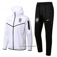 Fato de Treino Hoodie Brasil 2022-2023 Branco