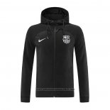 Jaqueta Hoodie Barcelona 2022-2023 Preto