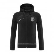 Jaqueta Hoodie Barcelona 2022-2023 Preto