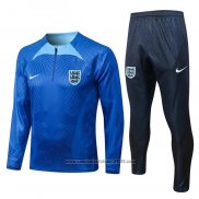 Sueter de Treinamento Inglaterra 2022-2023 Azul