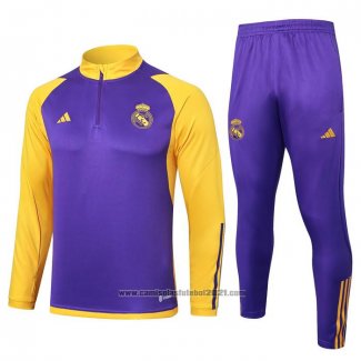 Sueter de Treinamento Real Madrid 2023-2024 Purpura