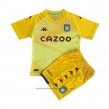 Camisola Aston Villa Porteiro Crianca 2021-2022 Amarelo